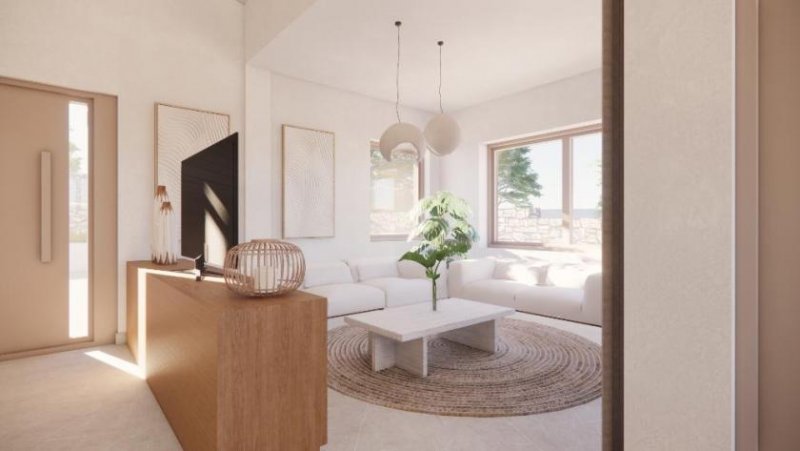 Erfi Kreta, Erfi - Projekt: Bungalow mit Swimmingpool und Meerblick im Olivenhain Haus kaufen